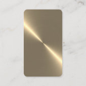 Custom Gold-Tone DJ Visitekaartje 2018 (Achterkant)