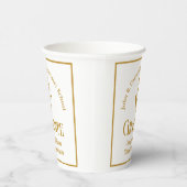 Custom Gold Veterinaire School Afstudeerfeest Papieren Bekers (Rechts)