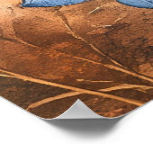 Custom golden leaves is a popular wall poster (Hoek)