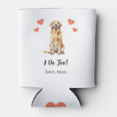 Custom Golden Retriever Pet Wedding Koelbox Blikjeskoeler (Voorkant)