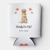 Custom Golden Retriever Pet Wedding Koelbox Blikjeskoeler (Voorkant)