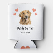 Custom Golden Retriever Pet Wedding Koelbox Blikjeskoeler (Voorkant)
