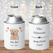 Custom Golden Retriever Pet Wedding Koelbox Blikjeskoeler