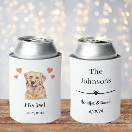 Custom Golden Retriever Pet Wedding Koelbox Blikjeskoeler