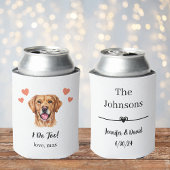 Custom Golden Retriever Pet Wedding Koelbox Blikjeskoeler