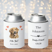 Custom Golden Retriever Pet Wedding Koelbox Blikjeskoeler