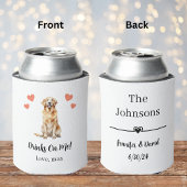 Custom Golden Retriever Pet Wedding Koelbox Blikjeskoeler