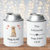 Custom Golden Retriever Pet Wedding Koelbox Blikjeskoeler