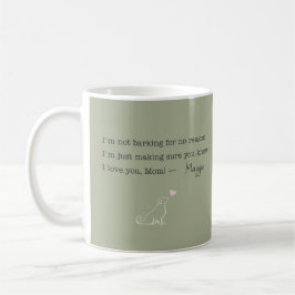 Custom Golden Retriever Photo Mug I Love You Mom Koffiemok