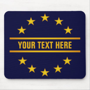 CUSTOM GOLDEN STARS mousepad Muismat