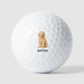 Custom Goldendoodle Photo Golfballen (Voorkant)