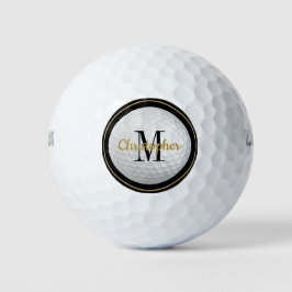 Custom Golf Ball met Monogram en Naam Golfballen