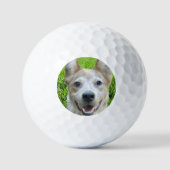 Custom Golf Balls With Dog Picture Create Your Own Golfballen (Voorkant)