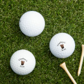 Custom Golf Balls with Funny Face Cut Out Golfballen (Insitu Gras)