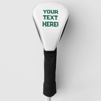 Custom Golf Club Hoesje - voeg gewoon tekst toe! Golfheadcover