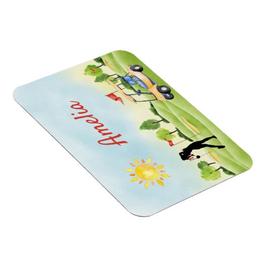 Custom Golf Flexible Photo Magnet Magneet (Rechterzijde)