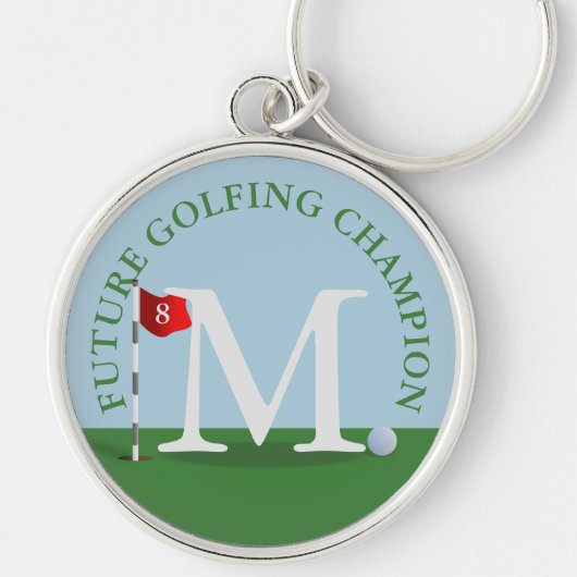 Custom Golf Future Golfing Champion Sleutelhanger (Voorkant)