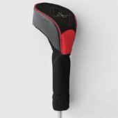 Custom Golf Head Hoesje met naam Golfheadcover (Schuin)