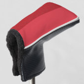 Custom Golf Head Hoesje – Ruis Red Top Half Golfheadcover (3/4 voorkant)