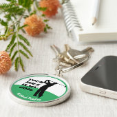 Custom Golf Keychain -Funny Personalized Golf Gift (Zijkant)