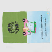 Custom Golf League Golf Club Logo Golfhanddoek (Horizontaal)