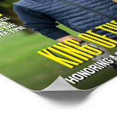 Custom Golf Magazine Hoesje, Leuk cadeau voor Golf Poster (Hoek)