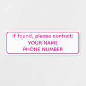 Custom Golf Stickers for Easy Club Identification (Design 1)