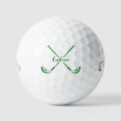 Custom golfballen 4 hem of haar, gepersonaliseerde (Voorkant)