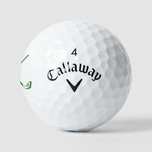 Custom golfballen 4 hem of haar, gepersonaliseerde (Logo)