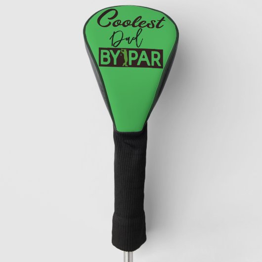 Custom Golfer Beste Papa van Par | Vaderdag Golf Golfheadcover (Voorkant)