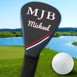 Custom Golfer Gift Personalized 3 Initial Monogram Golfheadcover