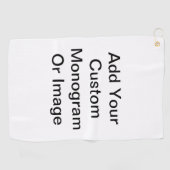 Custom Golfing Towel Gift voor links Golfhanddoek (Horizontaal)