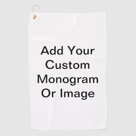 Custom Golfing Towel Gift voor links Golfhanddoek (Voorkant)