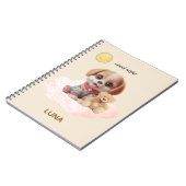 Custom Good Night Puppy Journal Notitieboek (Linkerzijde)