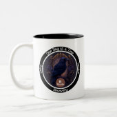 Custom Gothic Sobriety Milestone Gift Tweekleurige Koffiemok (Links)