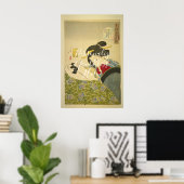 CUSTOM Graceful Japanese Bijin-ga Print | Vintage (Thuiskantoor)