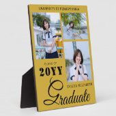 Custom Graduation Celebration Photo Memory Frame Fotoplaat (Zijkant)
