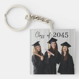 Custom Graduation Farewell Gift Photo Sleutelhanger