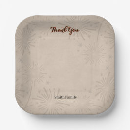 Custom Graduation Paper Plates  Editable Text Papieren Bordje