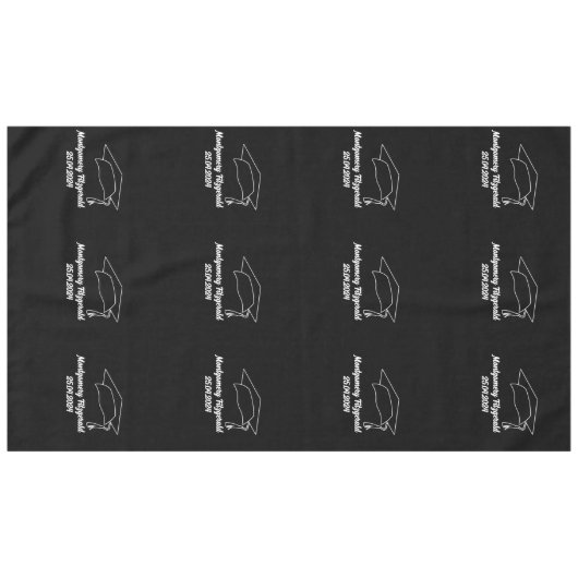 Custom Graduation Party Tafelkleed (Voorkant (Horizontaal))