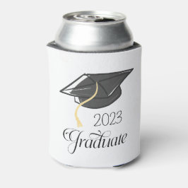 Custom Graduation Party Zwart Graduation Cap Blikjeskoeler