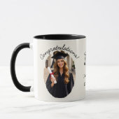 Custom Graduation Photo Mug Congratulations Mok (Links)