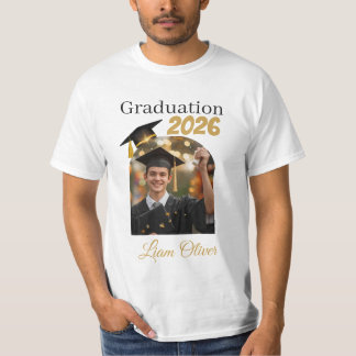 Custom Graduation Photo Shirt Class of 2026