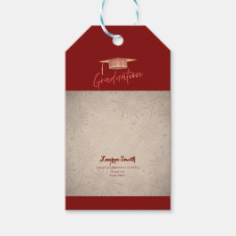 Custom Graduation Thank‑You Tag   Cadeaulabel