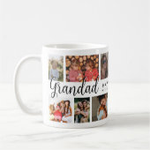 Custom Grandad 12 Foto Collage Koffie Koffiemok (Links)
