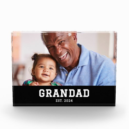 Custom Grandad Established Modern Fotoblokken (Voorkant)