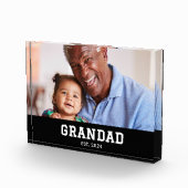 Custom Grandad Established Modern Fotoblokken (Rechts)