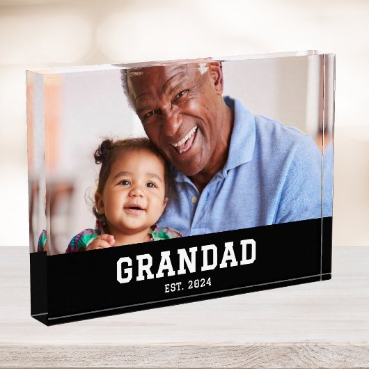 Custom Grandad Established Modern Fotoblokken