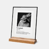 Custom Grandad Gift Dictionary Definition Photo Acryl Bord (Hoek)