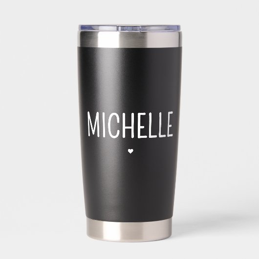 Custom Grandma Est | Oma wordt nieuwe oma Geïsoleerde Drinkbeker (Achterkant)